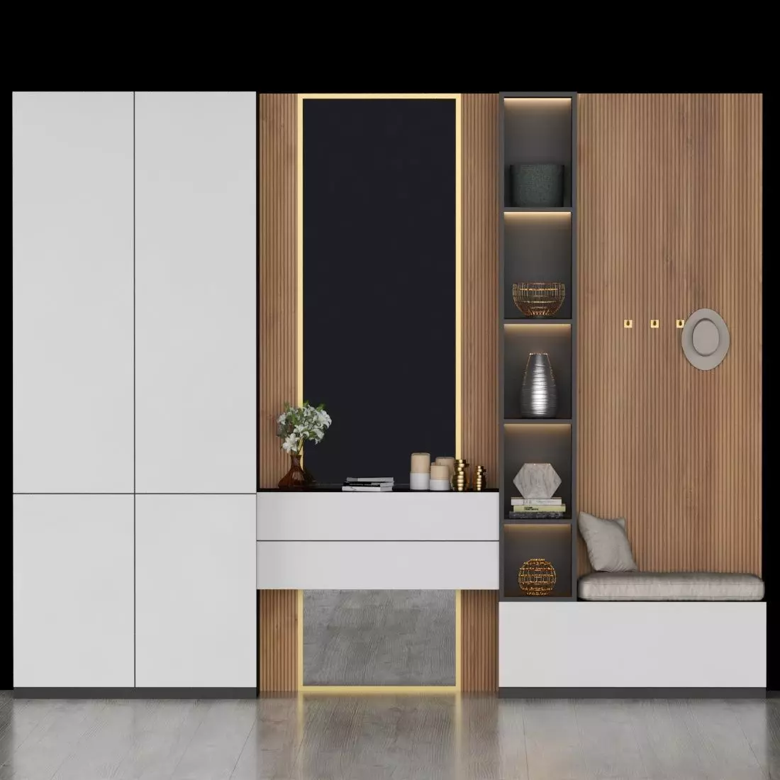 hall furniture 31 3D model