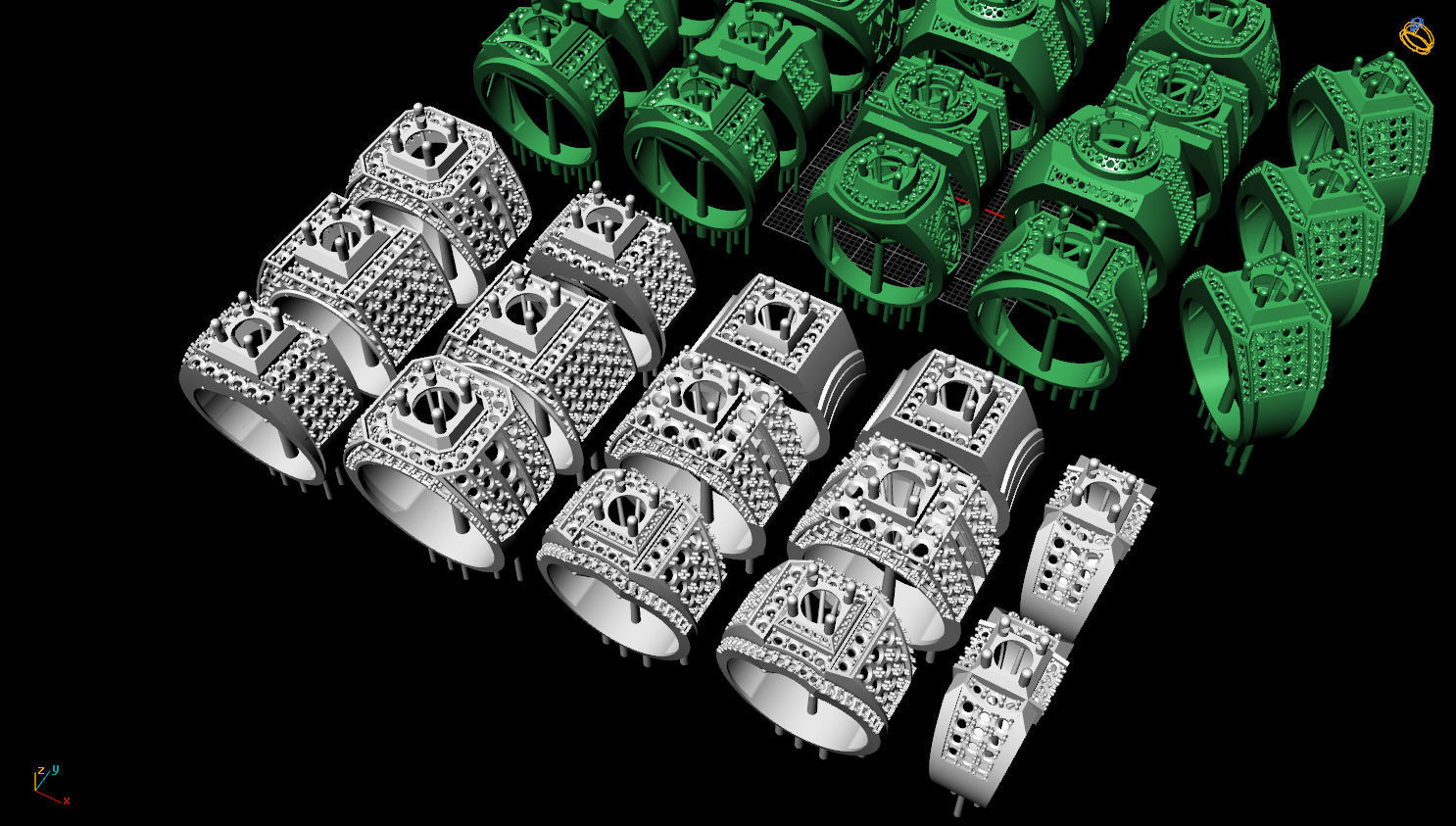 MEN RING 3D print model_4