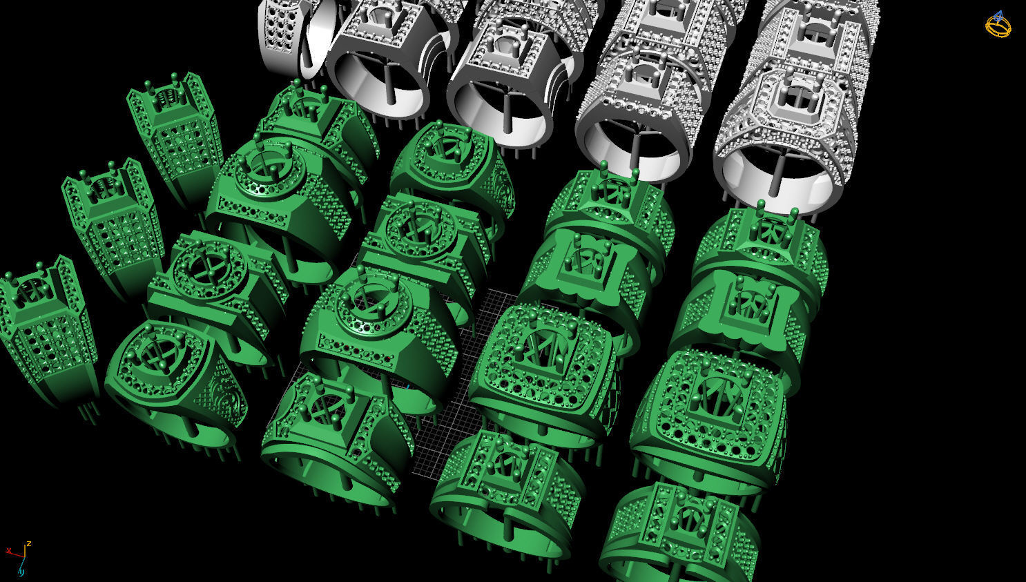 MEN RING 3D print model_3