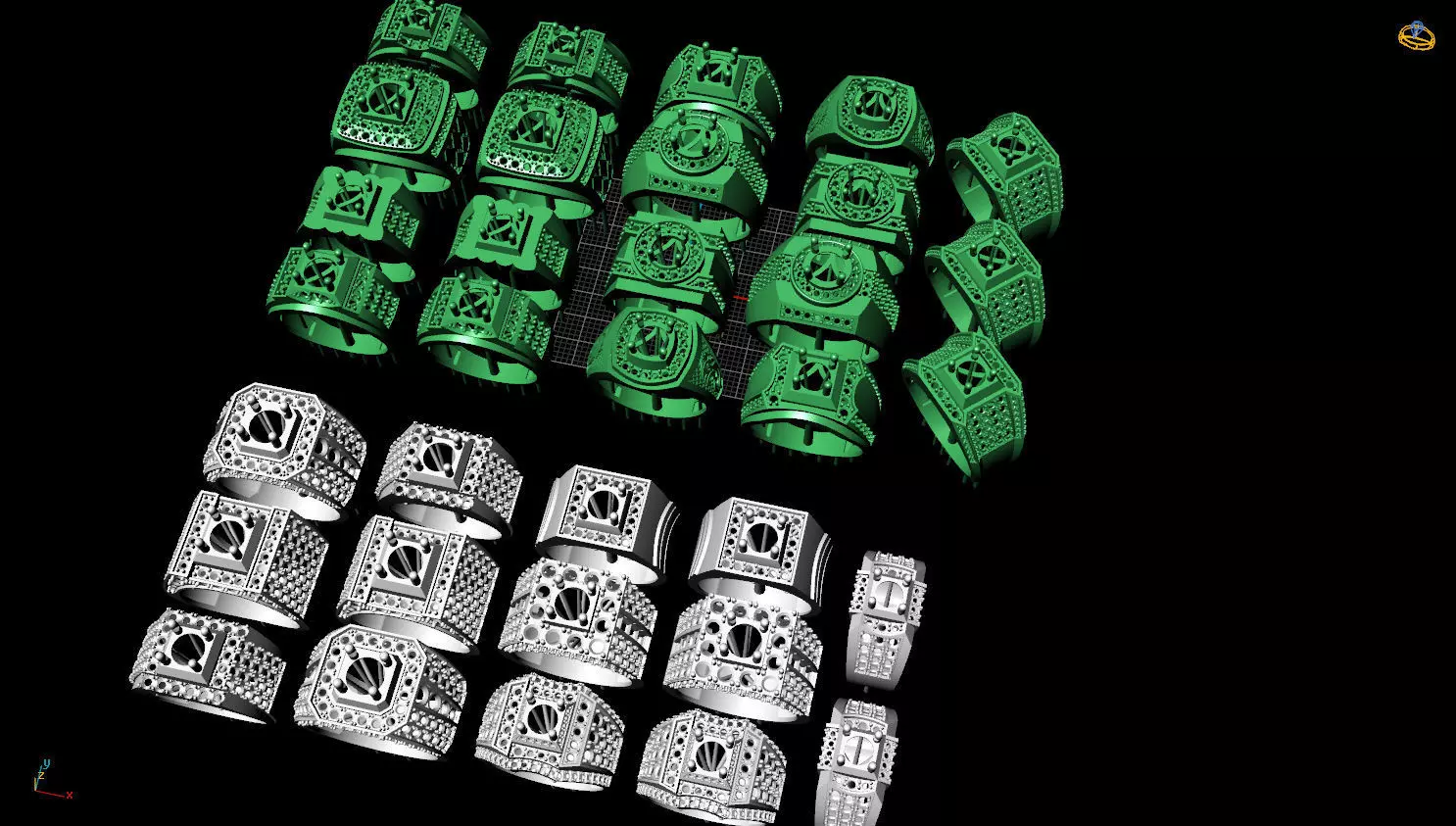 MEN RING 3D print model_0