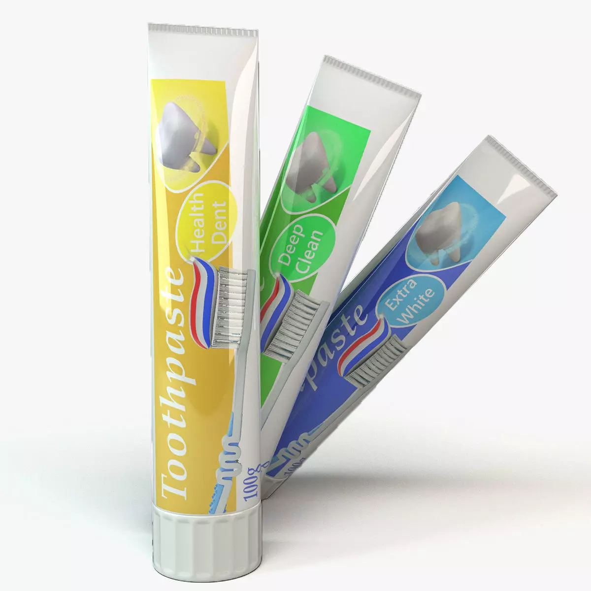 tube of toothpaste 3D model_0