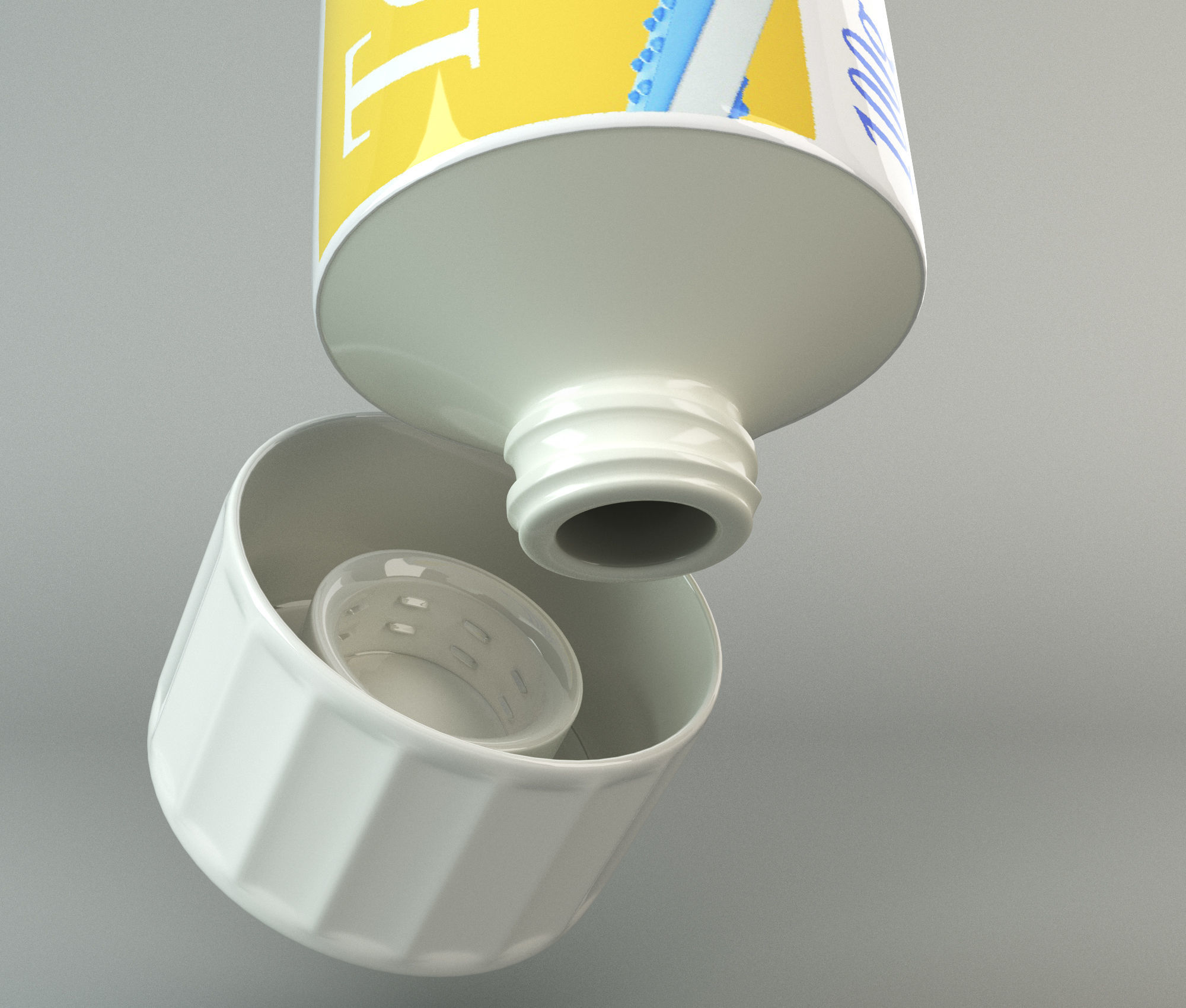 tube of toothpaste 3D model_3