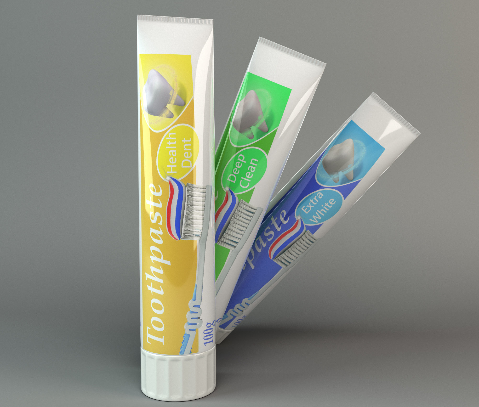 tube of toothpaste 3D model_5