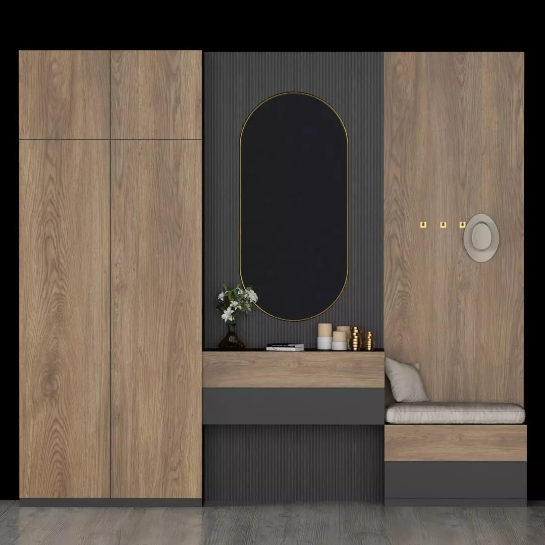 hall furniture 33 3D model