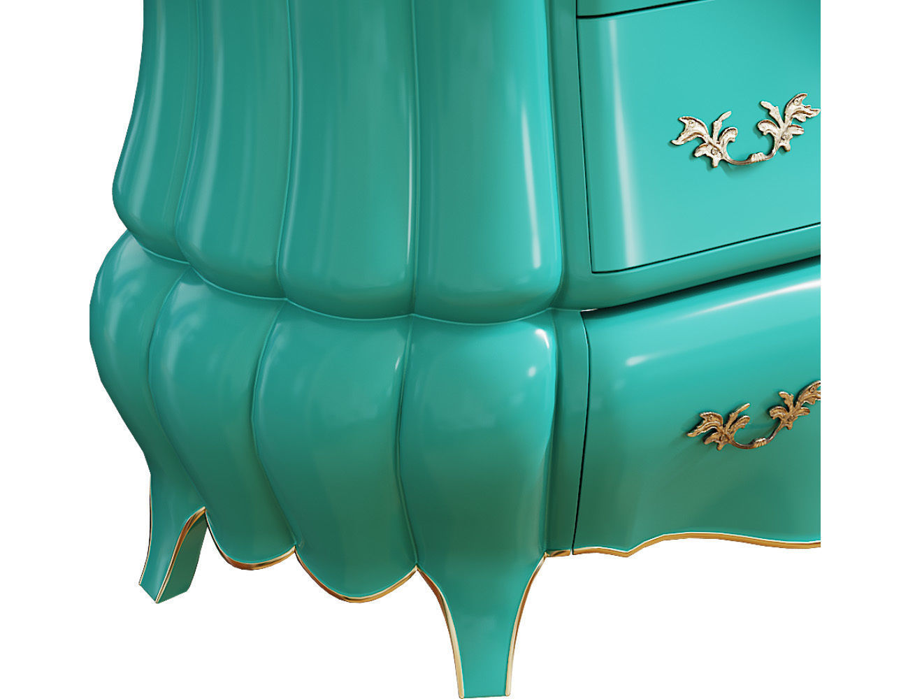 Deco-Home chest of drawers in Art Deco style 3D model_1