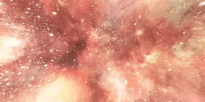 HDRI Panoramic Sky - 360 starfield - 10 red glaring night  Low-poly 3D model