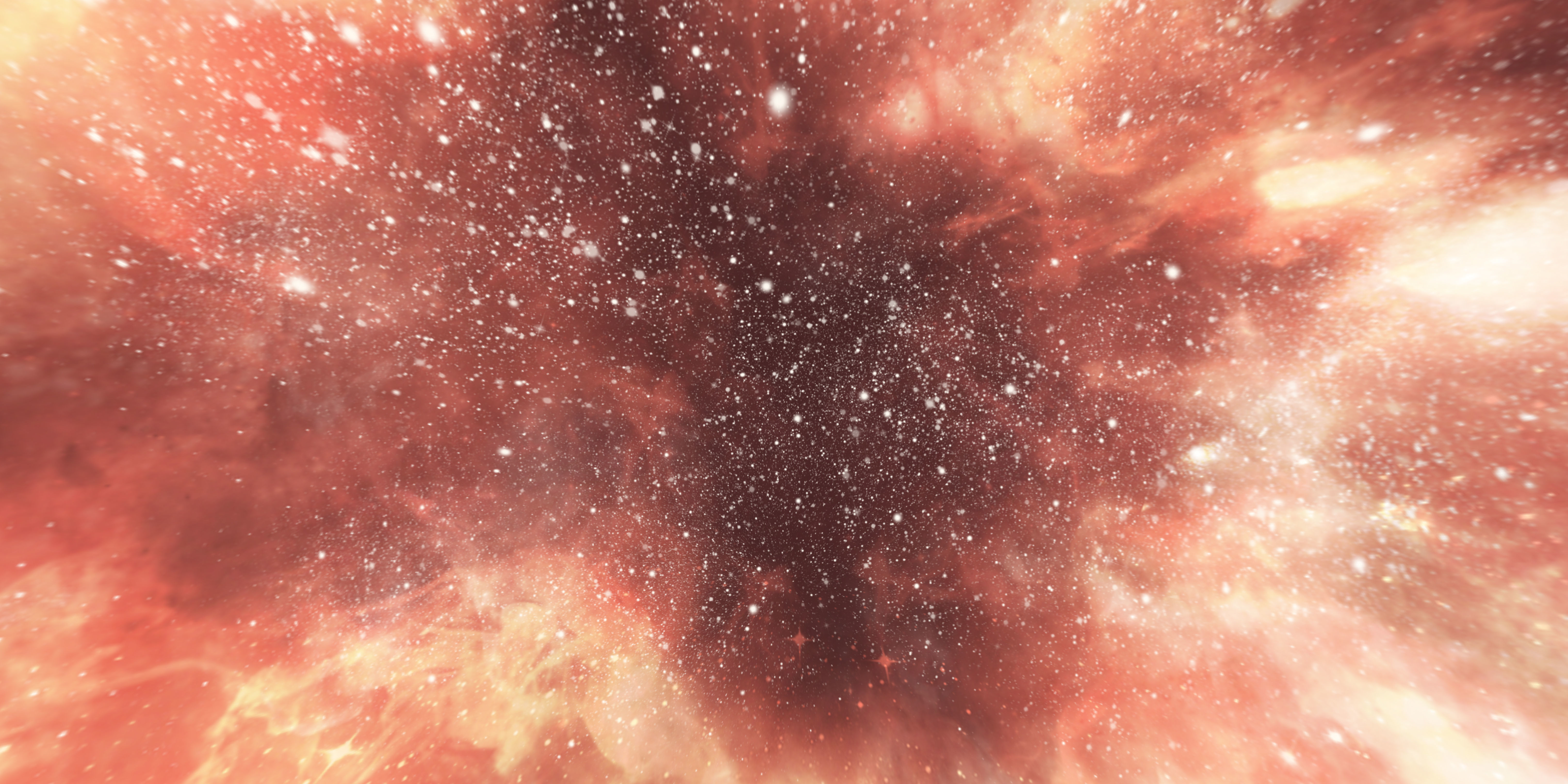 HDRI Panoramic Sky - 360 starfield - 10 red glaring night Low-poly 3D model_1