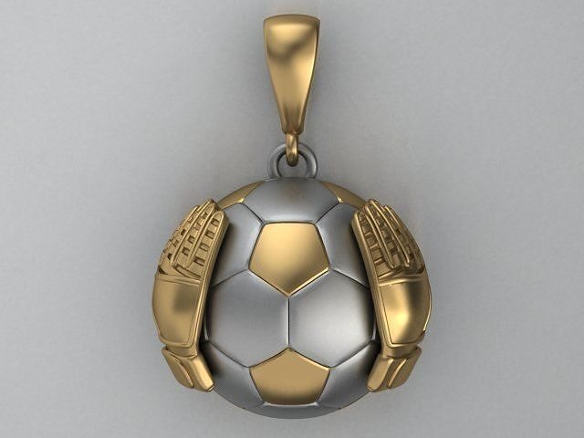 Pendant Soccer Ball 3D print model
