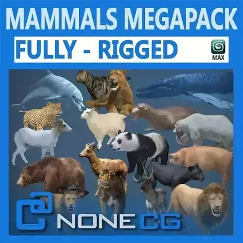 Pack - Mammals 3D model