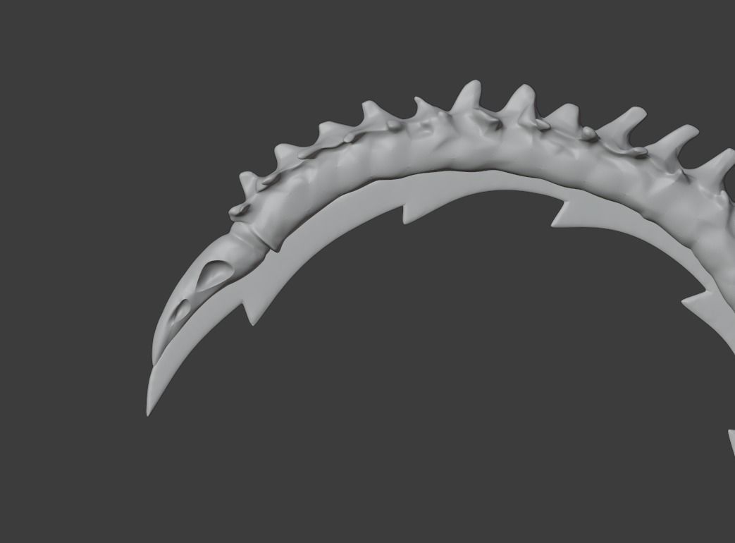 Noob Saibot sickle from Mortal Kombat 11 - Inner Darkness 3D print model_3