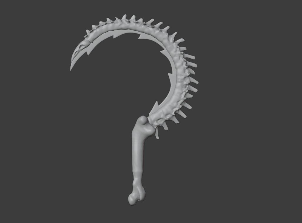 Noob Saibot sickle from Mortal Kombat 11 - Inner Darkness 3D print model_1
