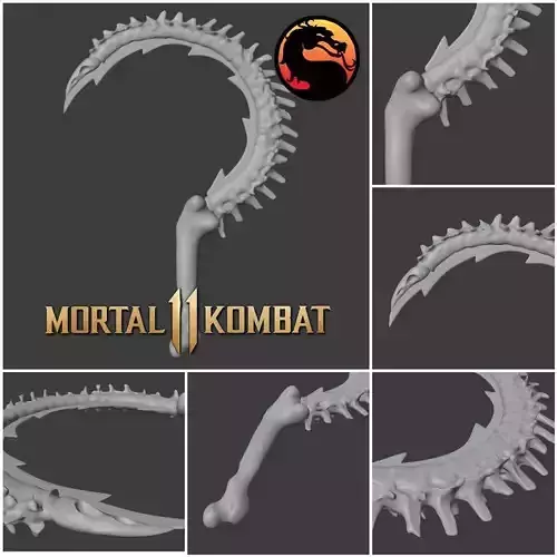 Noob Saibot sickle from Mortal Kombat 11 - Inner Darkness 