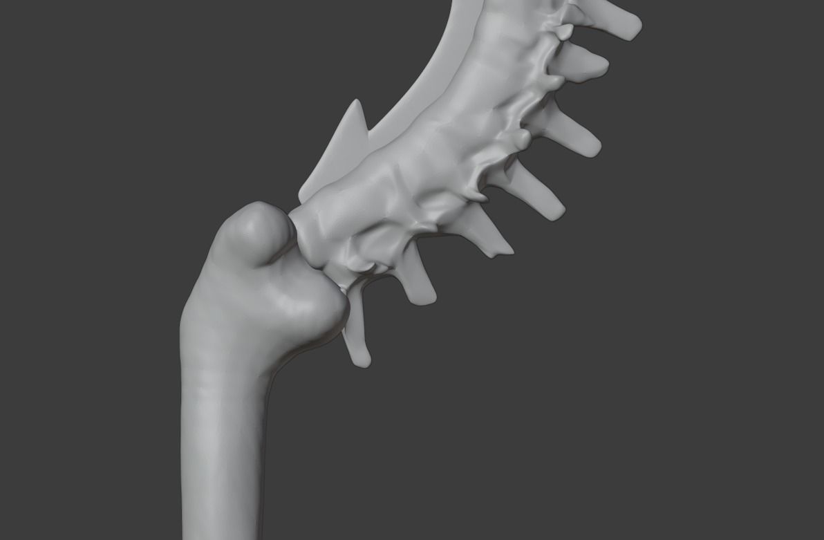 Noob Saibot sickle from Mortal Kombat 11 - Inner Darkness 3D print model_2