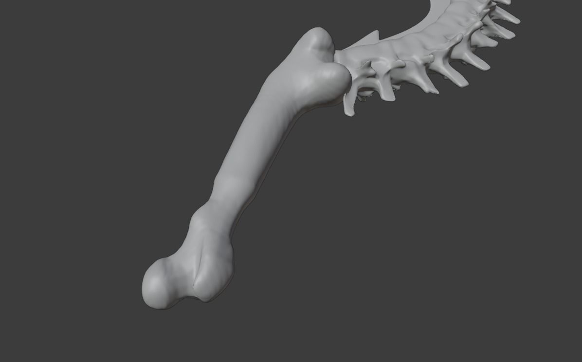 Noob Saibot sickle from Mortal Kombat 11 - Inner Darkness 3D print model_5