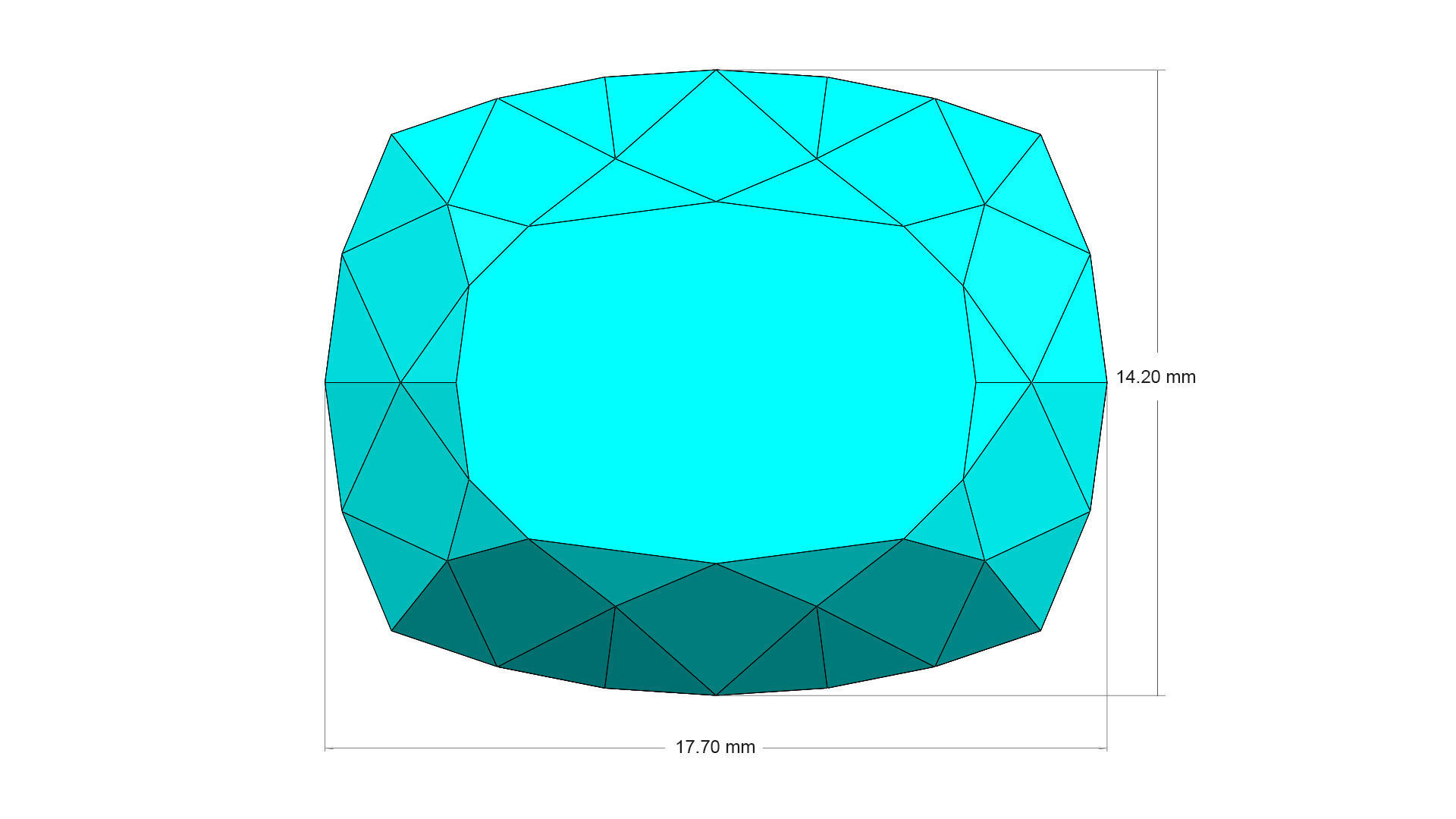 3D model Solitaire Cushion Cut EL Ring-PV 3D print model_5