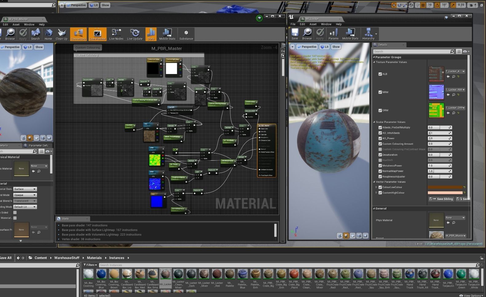 Warehouse Stuff and UE4 Low-poly 3D model_7