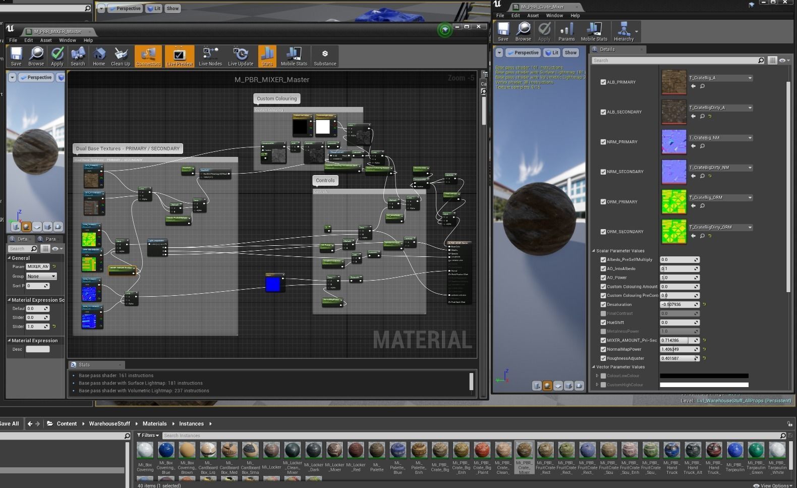 Warehouse Stuff and UE4 Low-poly 3D model_8