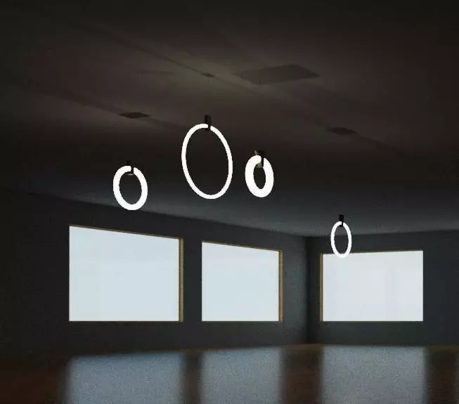 LIGHTING HANG RING 3D model_0