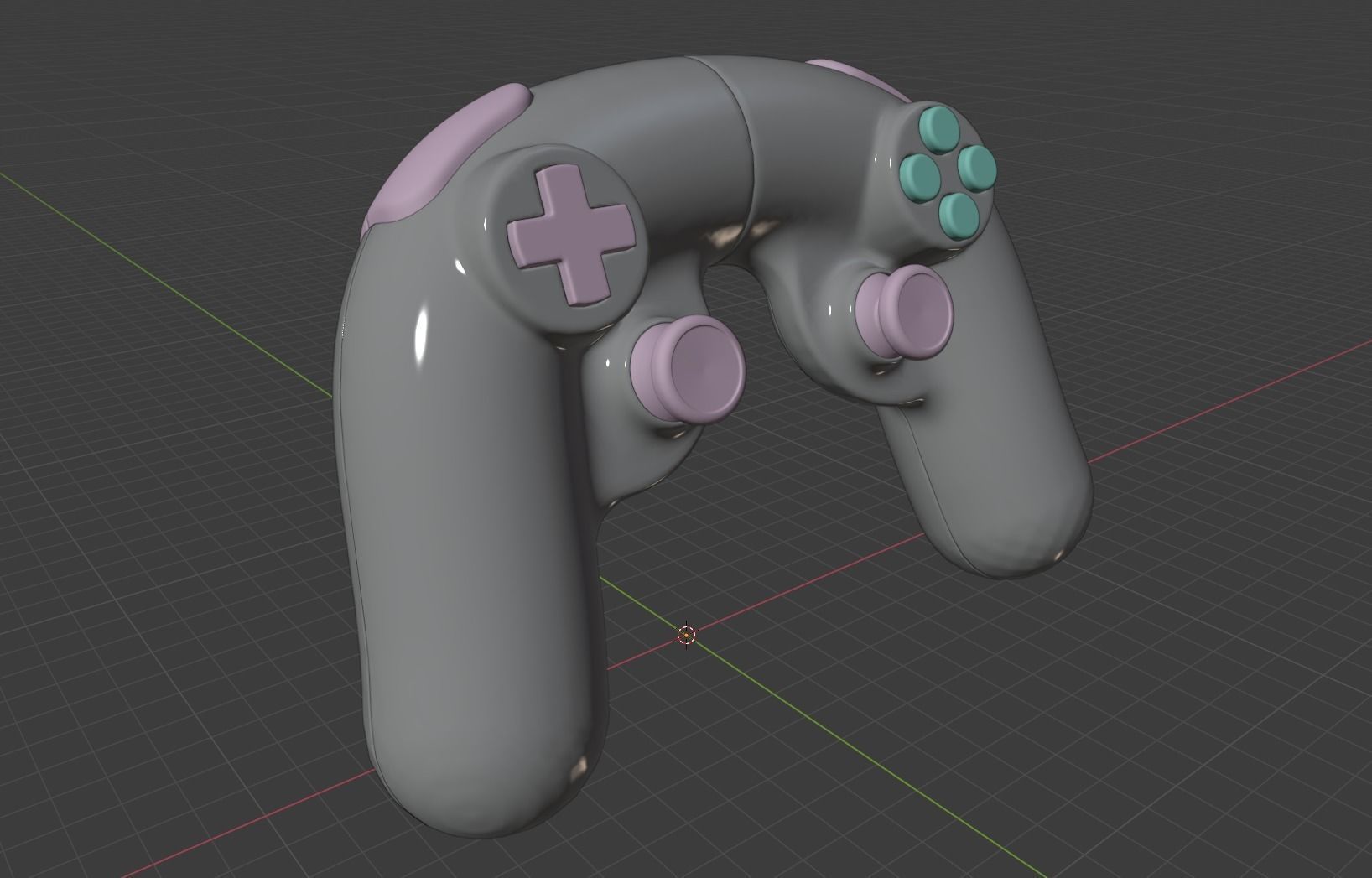 Game Controller  3D model_5