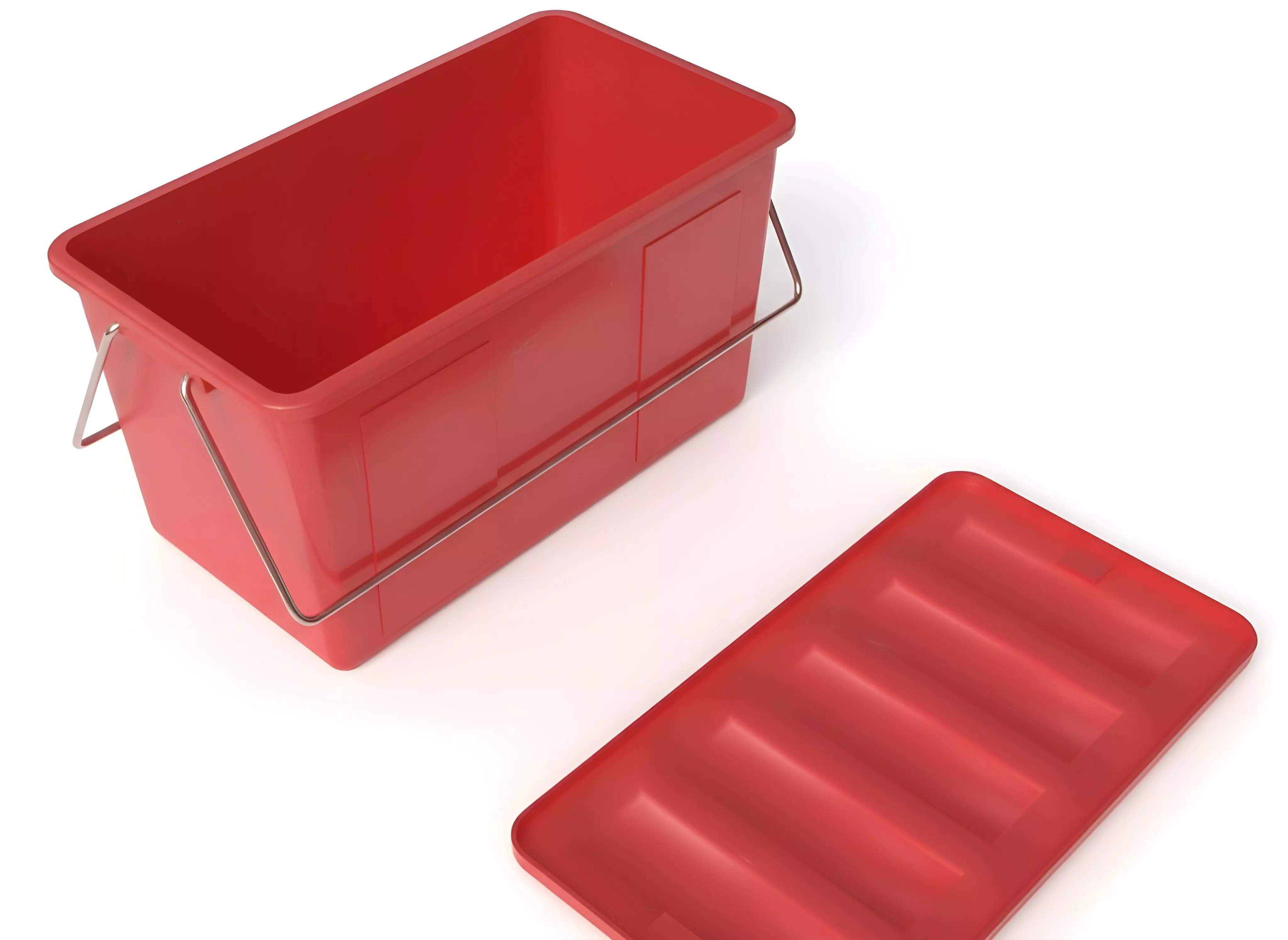 Plastic Box 3D Model Low-poly 3D model_1