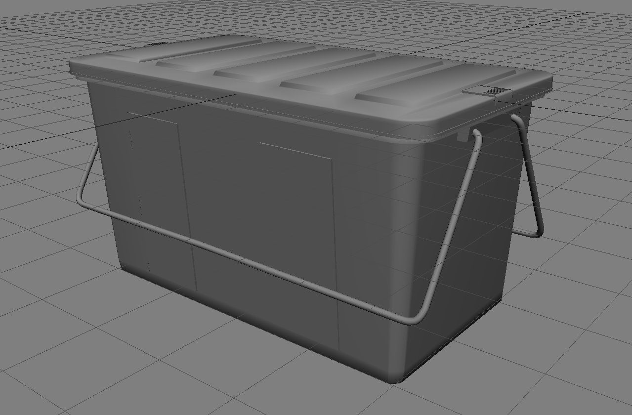 Plastic Box 3D Model Low-poly 3D model_10
