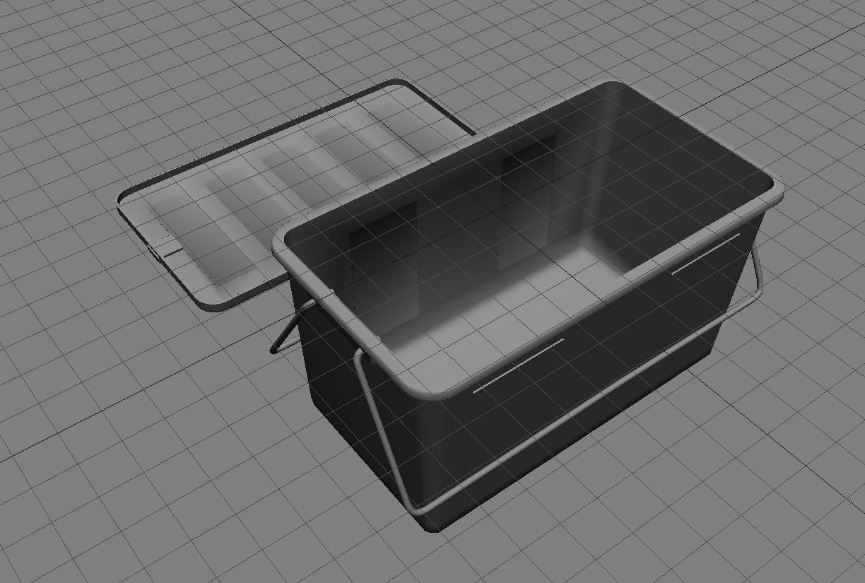 Plastic Box 3D Model Low-poly 3D model_13