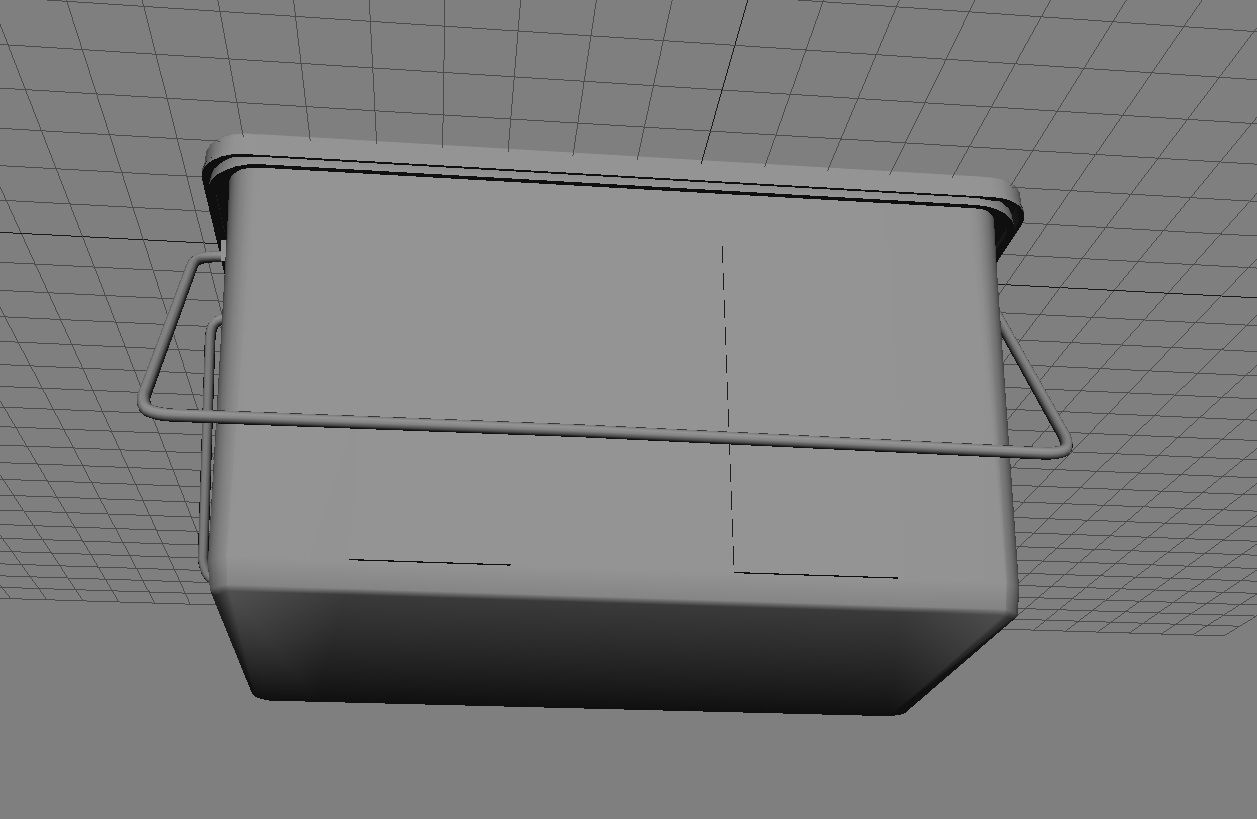 Plastic Box 3D Model Low-poly 3D model_12