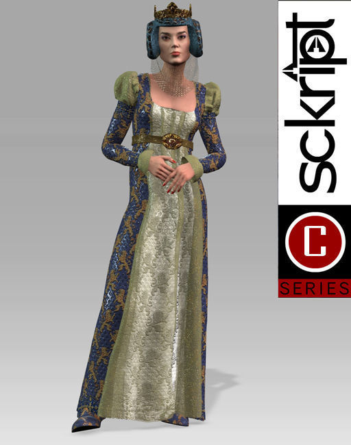 Queen Guinevere 3D model_3