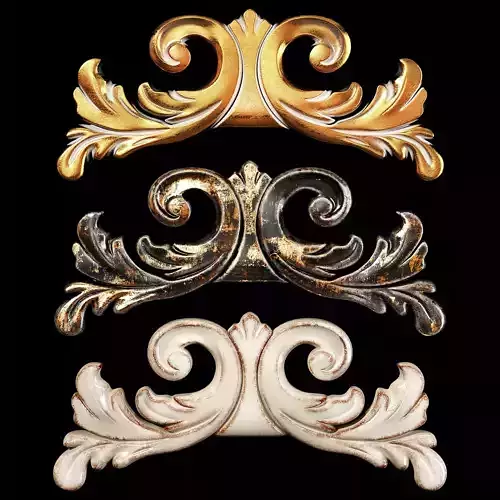 Classic carved 013 3D model