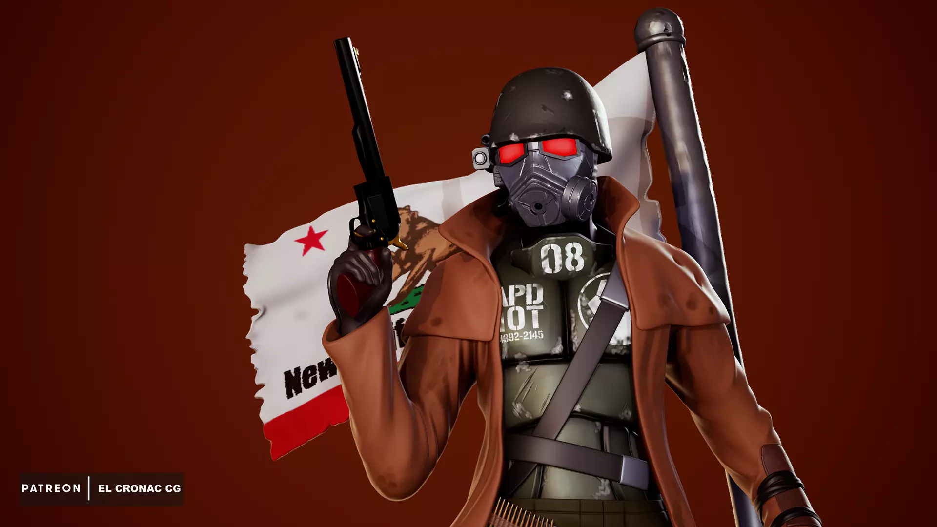 NCR Ranger - Fallout New Vegas 3D print model_0