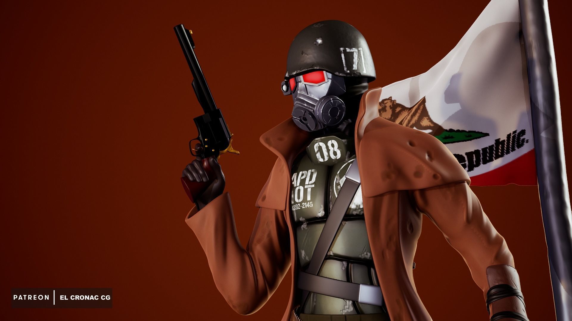 NCR Ranger - Fallout New Vegas 3D print model_1