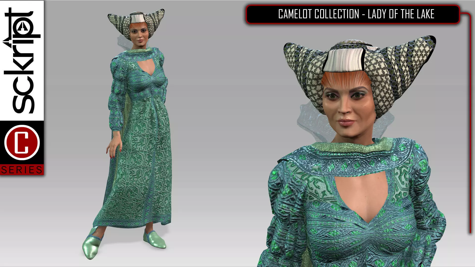 The Lady Of The lake 3D model_0