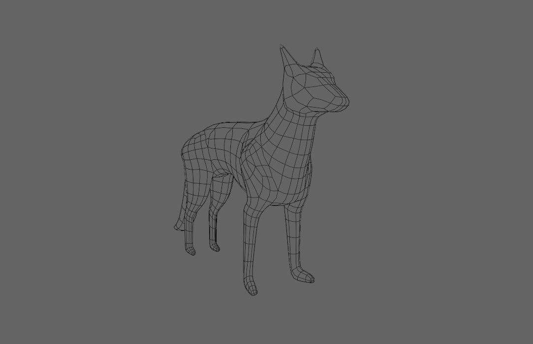 Dog - Fox - Miniature - Toy 3D print model_17