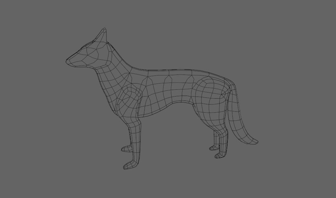 Dog - Fox - Miniature - Toy 3D print model_13