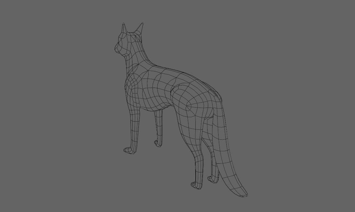 Dog - Fox - Miniature - Toy 3D print model_14