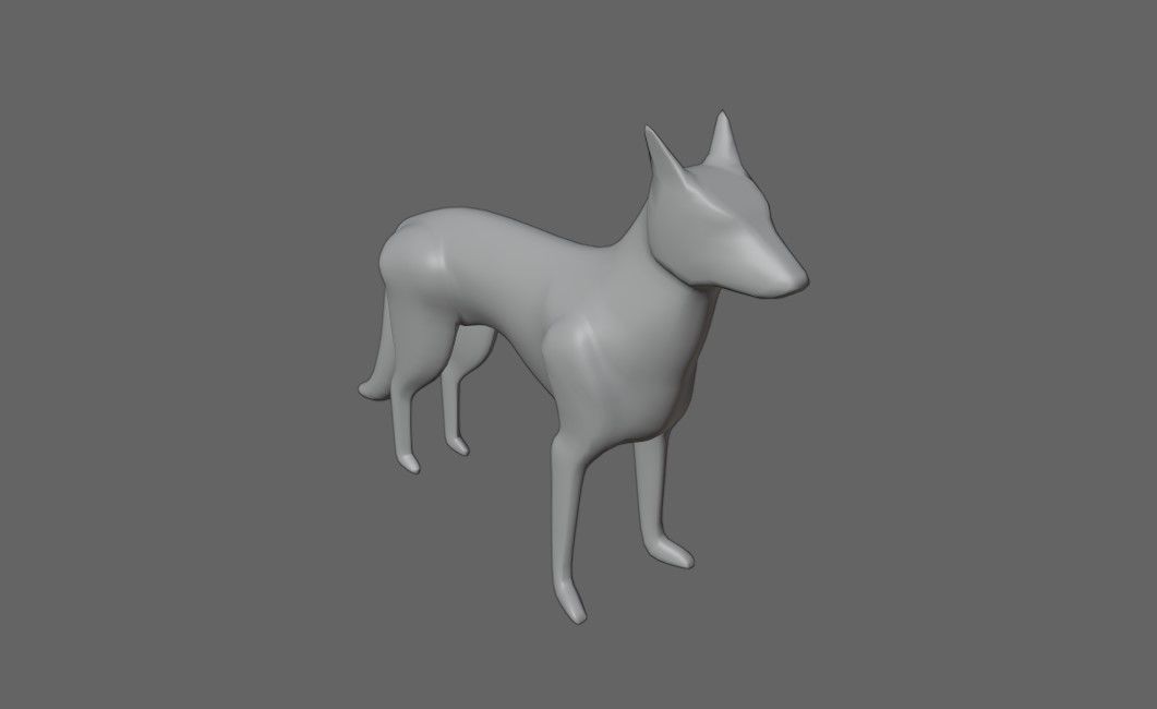 Dog - Fox - Miniature - Toy 3D print model_10