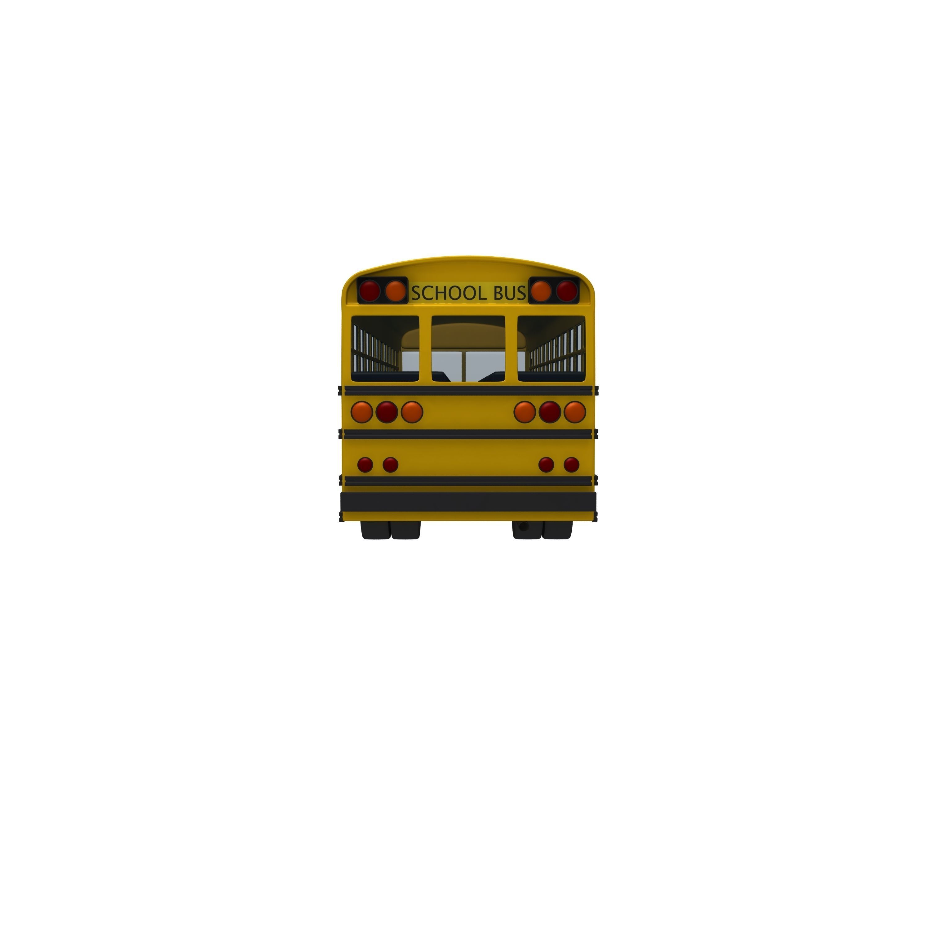 School Bus 3D model_4