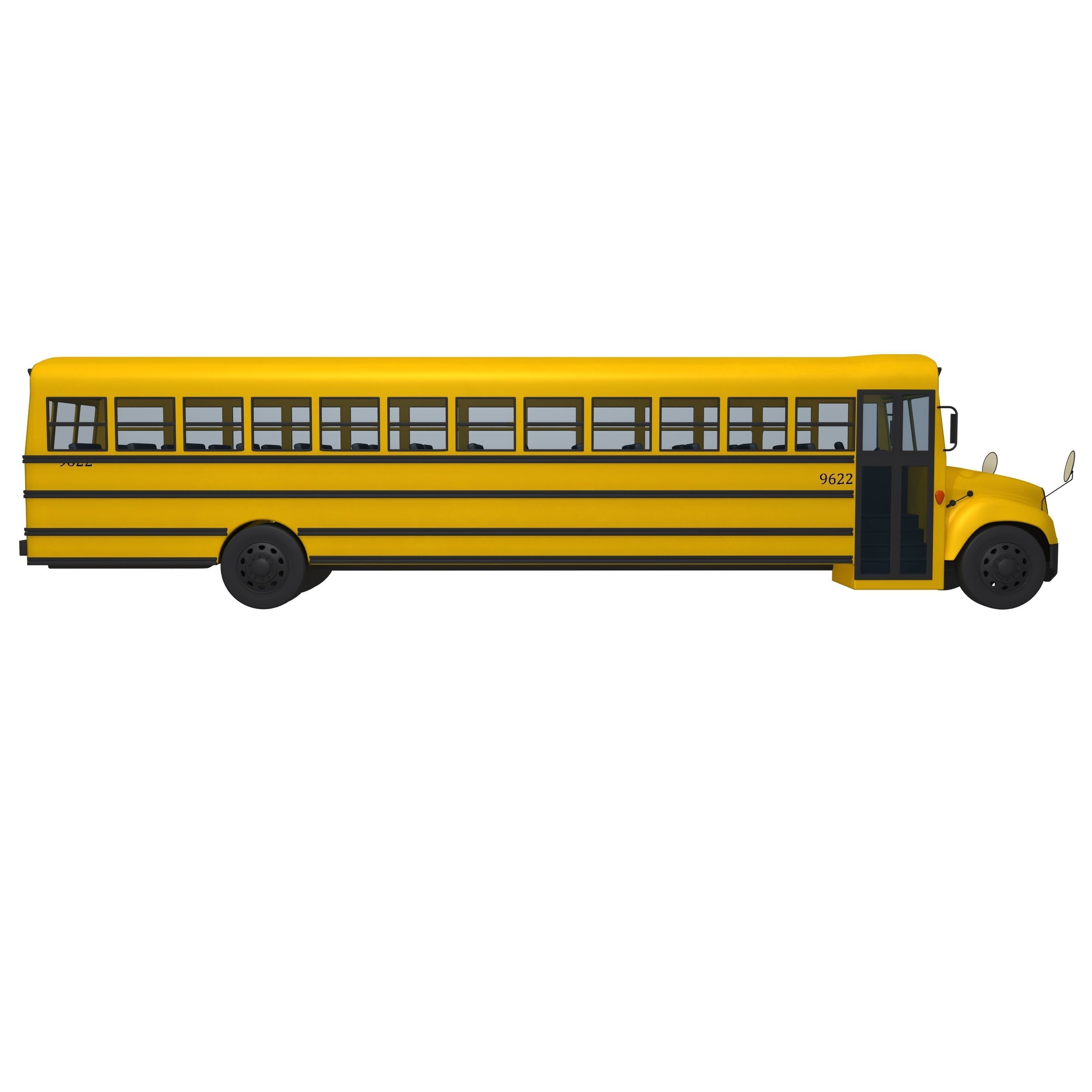 School Bus 3D model_3