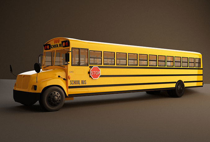 School Bus 3D model