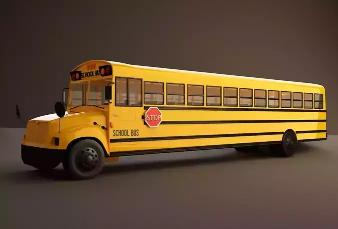 School Bus 3D model