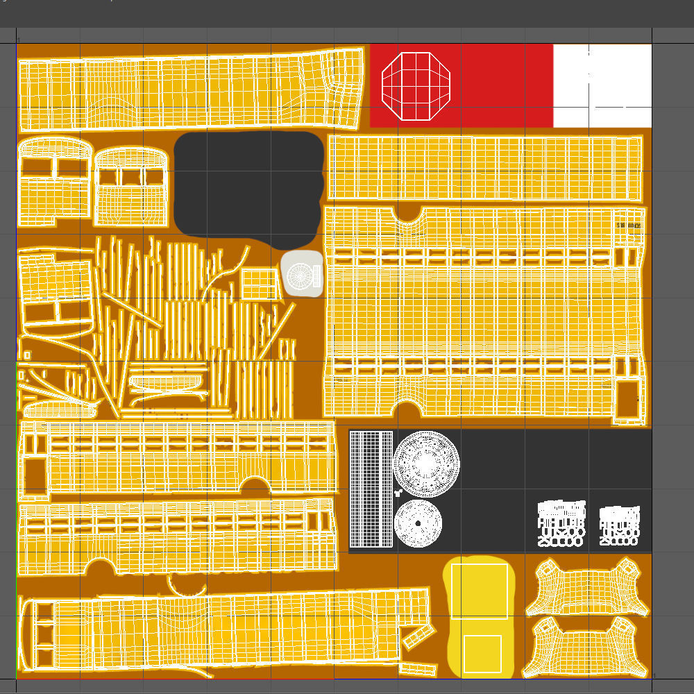 School Bus 3D model_23