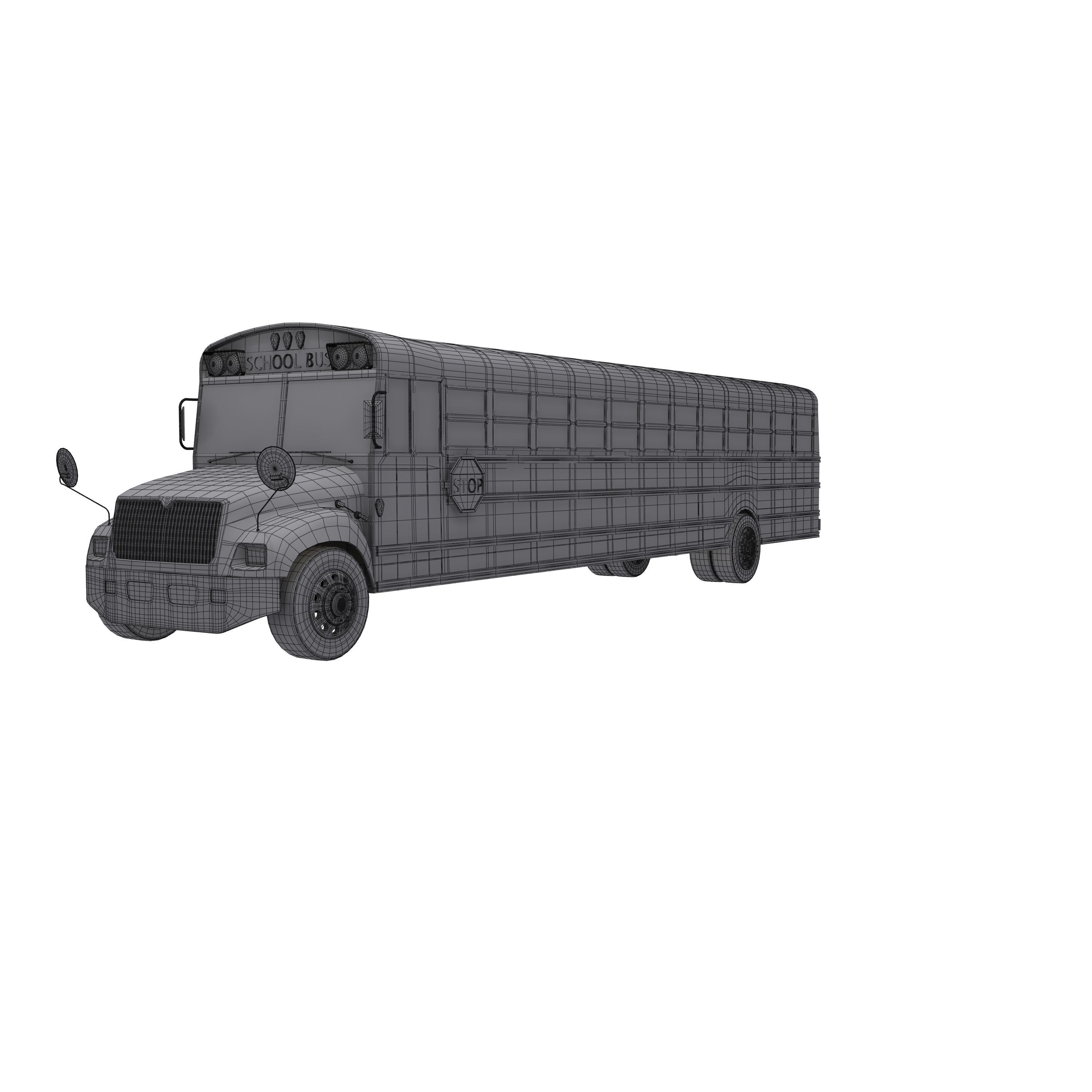 School Bus 3D model_11