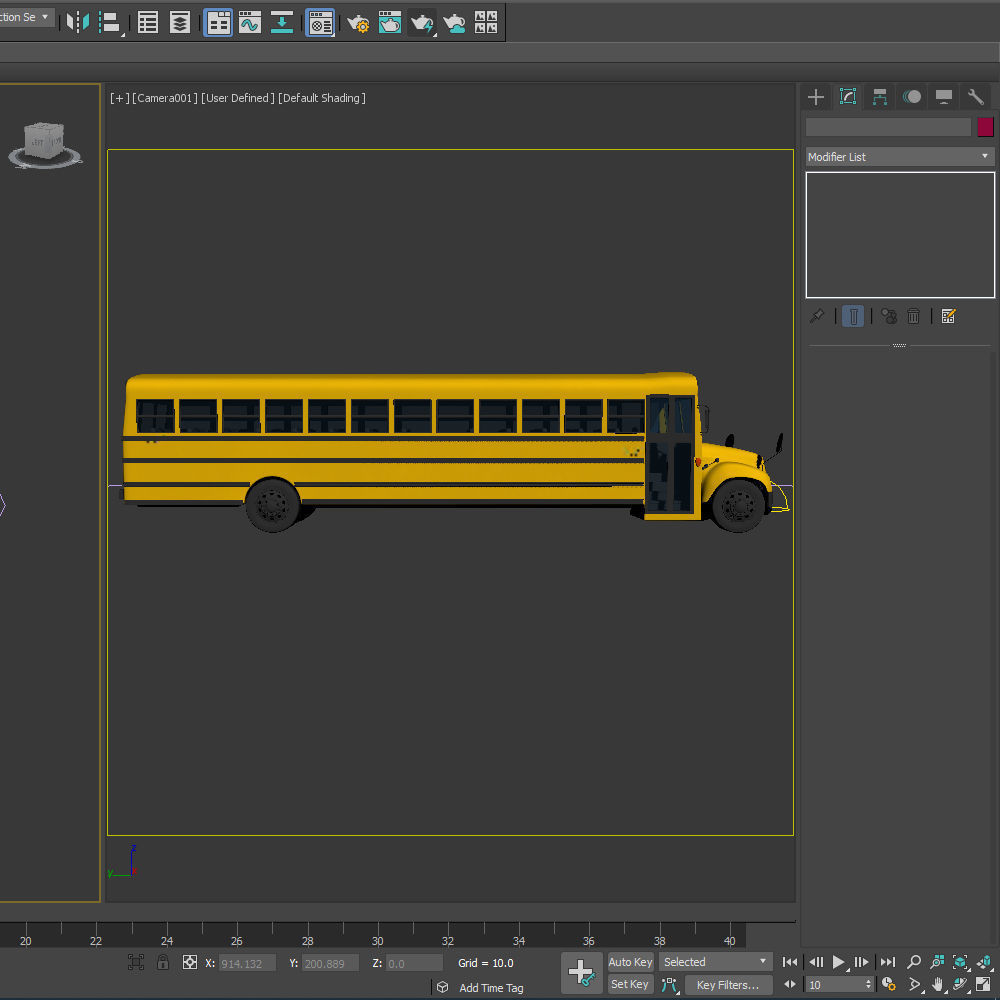 School Bus 3D model_20
