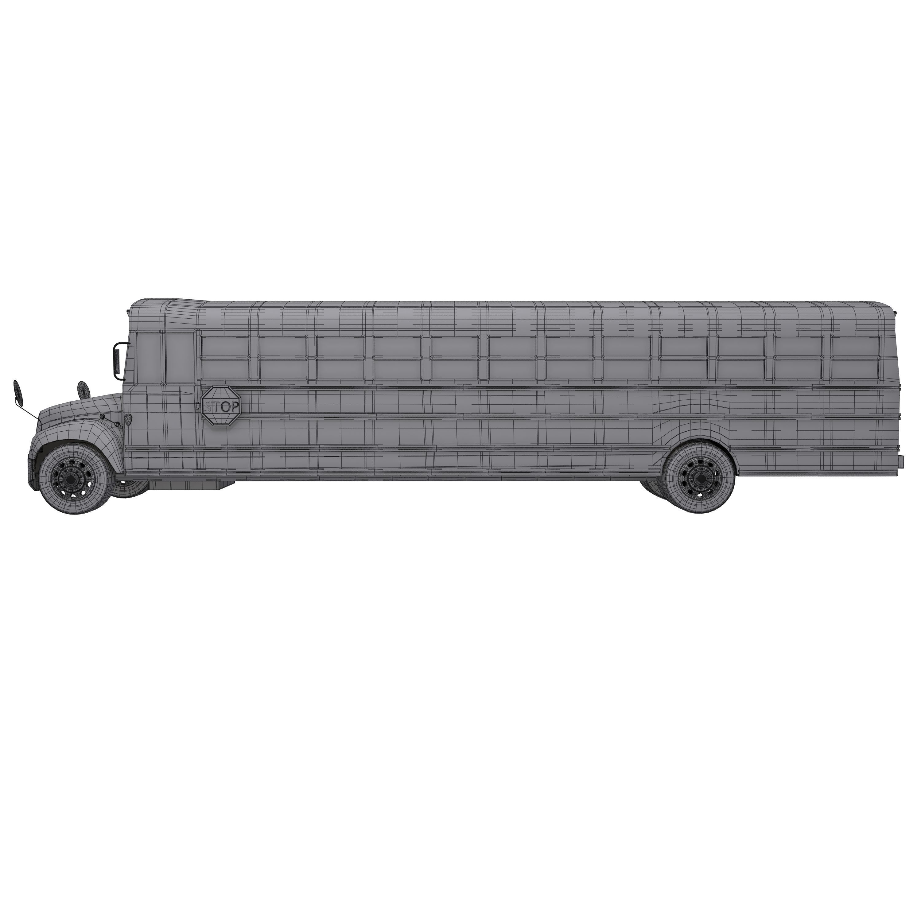 School Bus 3D model_10