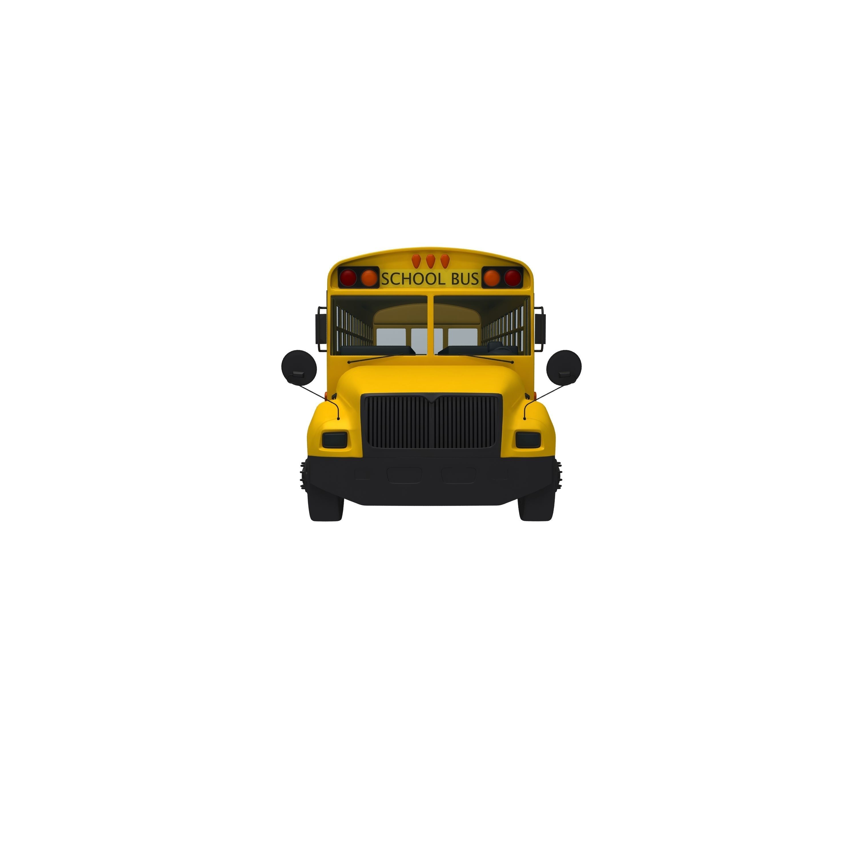 School Bus 3D model_2