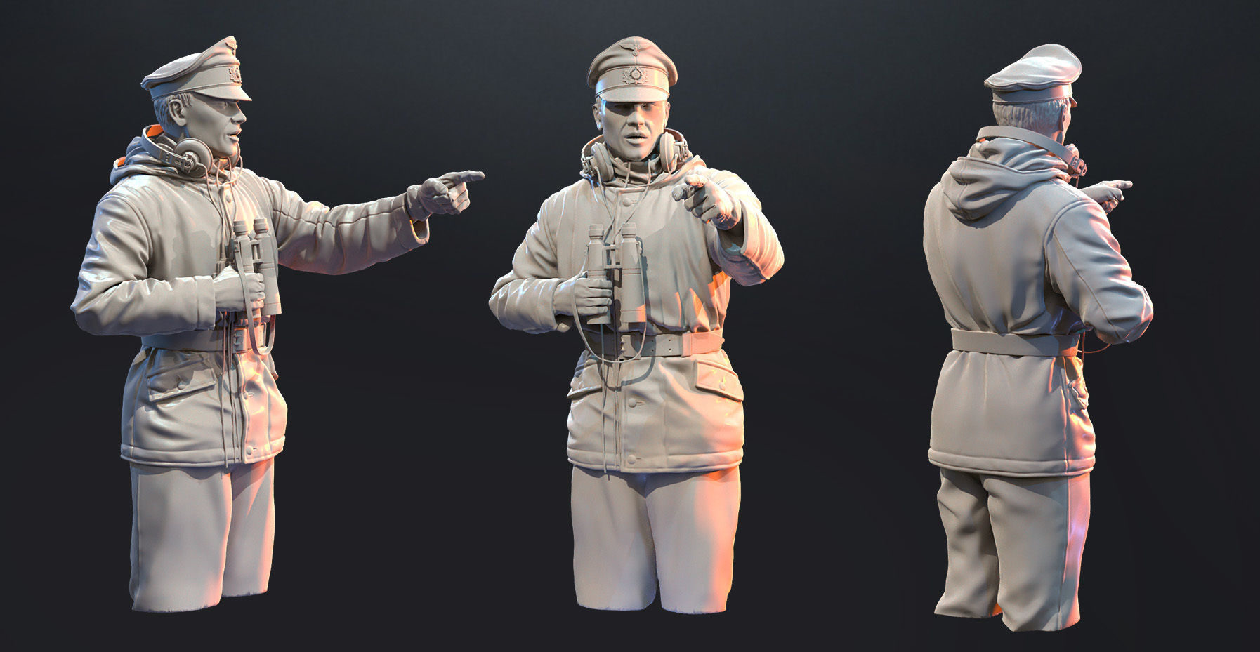 GERMAN SOLDIERS 1 35 SCALE 3D print model_2