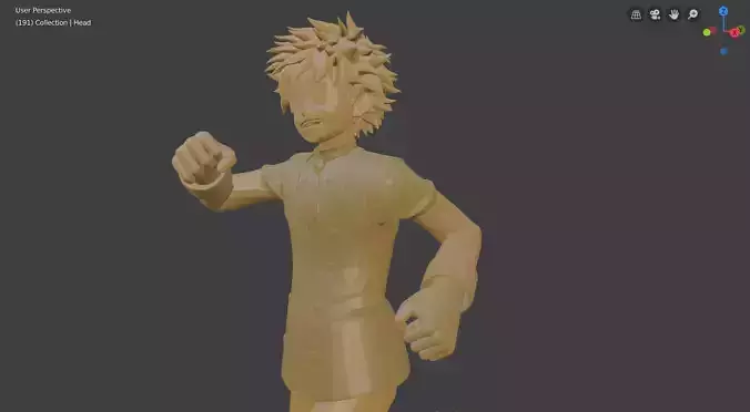 Midoriya Izuku 3D print model