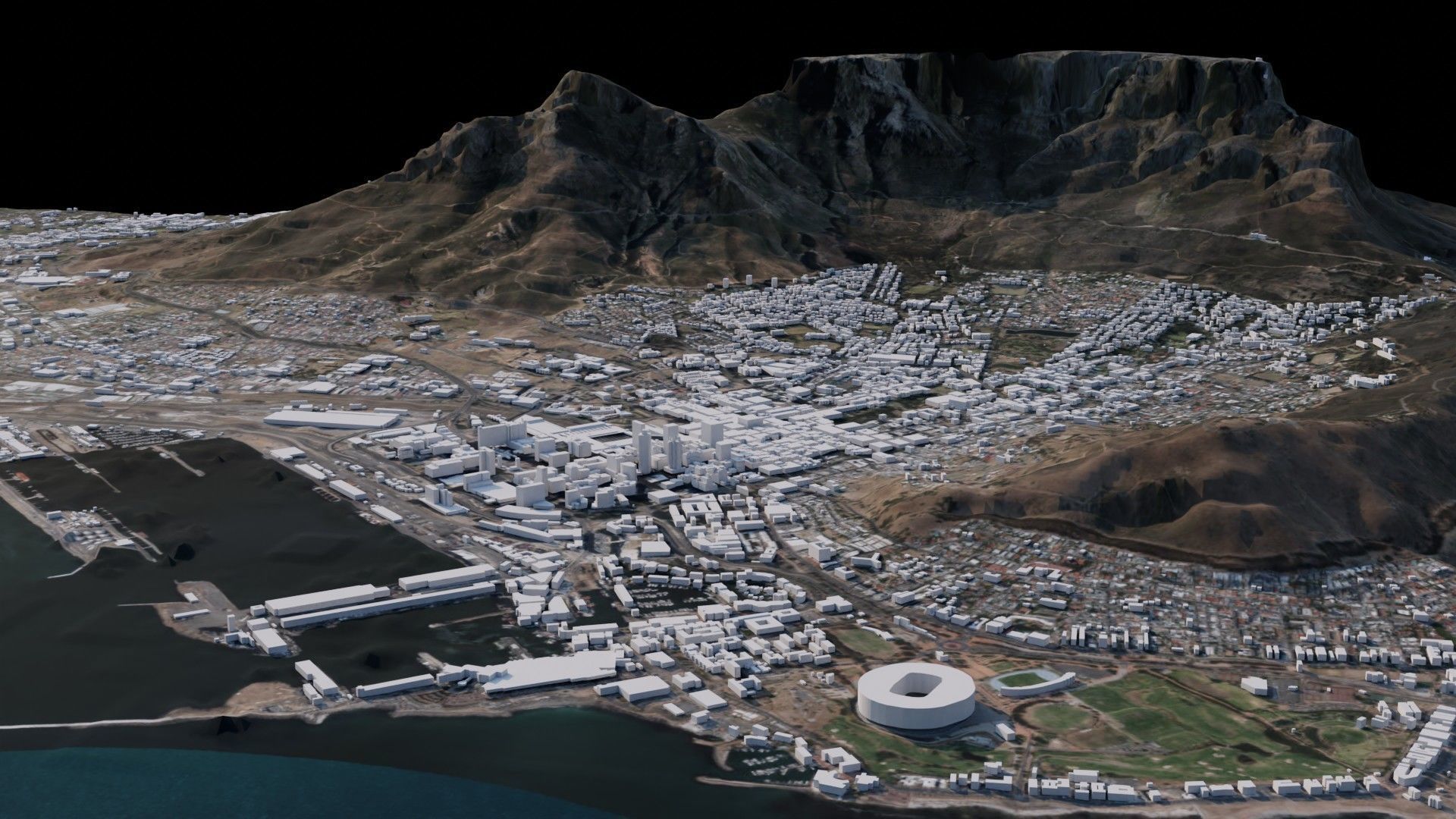 Cape Town - South Africa 3D model_1