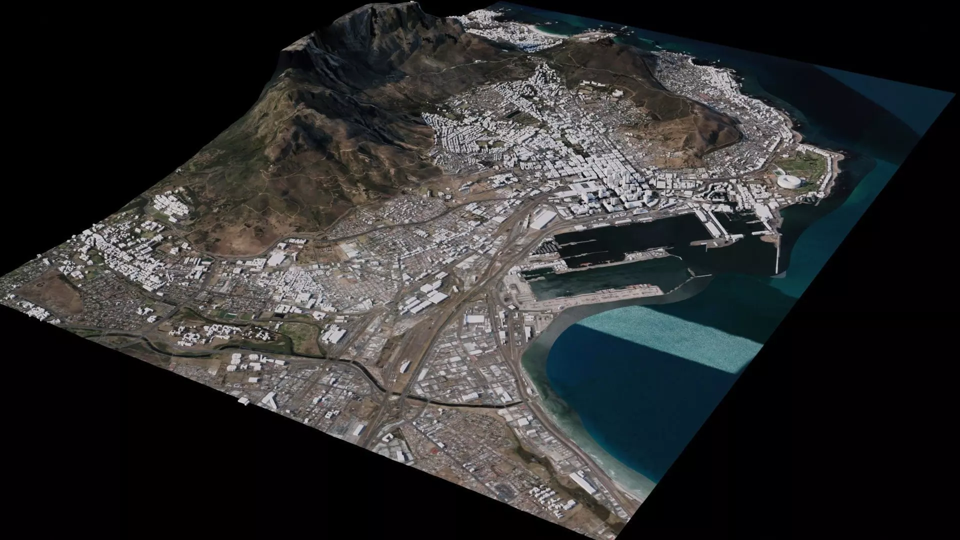 Cape Town - South Africa 3D model_0