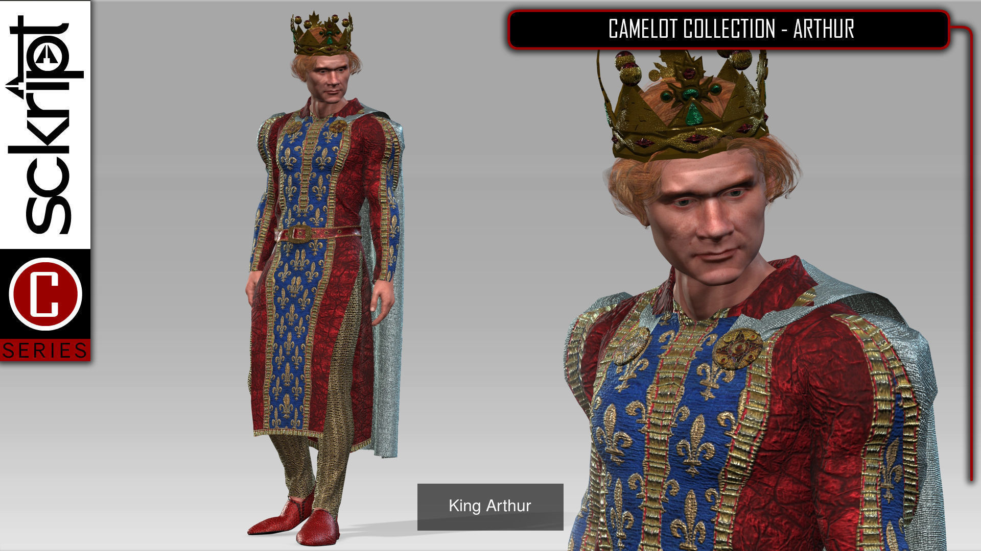 Sckript Camelot 3D Model Collection_9